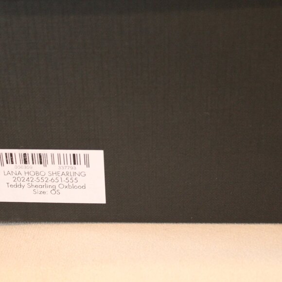 Strathberry Lana Oxblood Suede and Shearling Hobo with Dust bag & Box - Picture 3 of 15